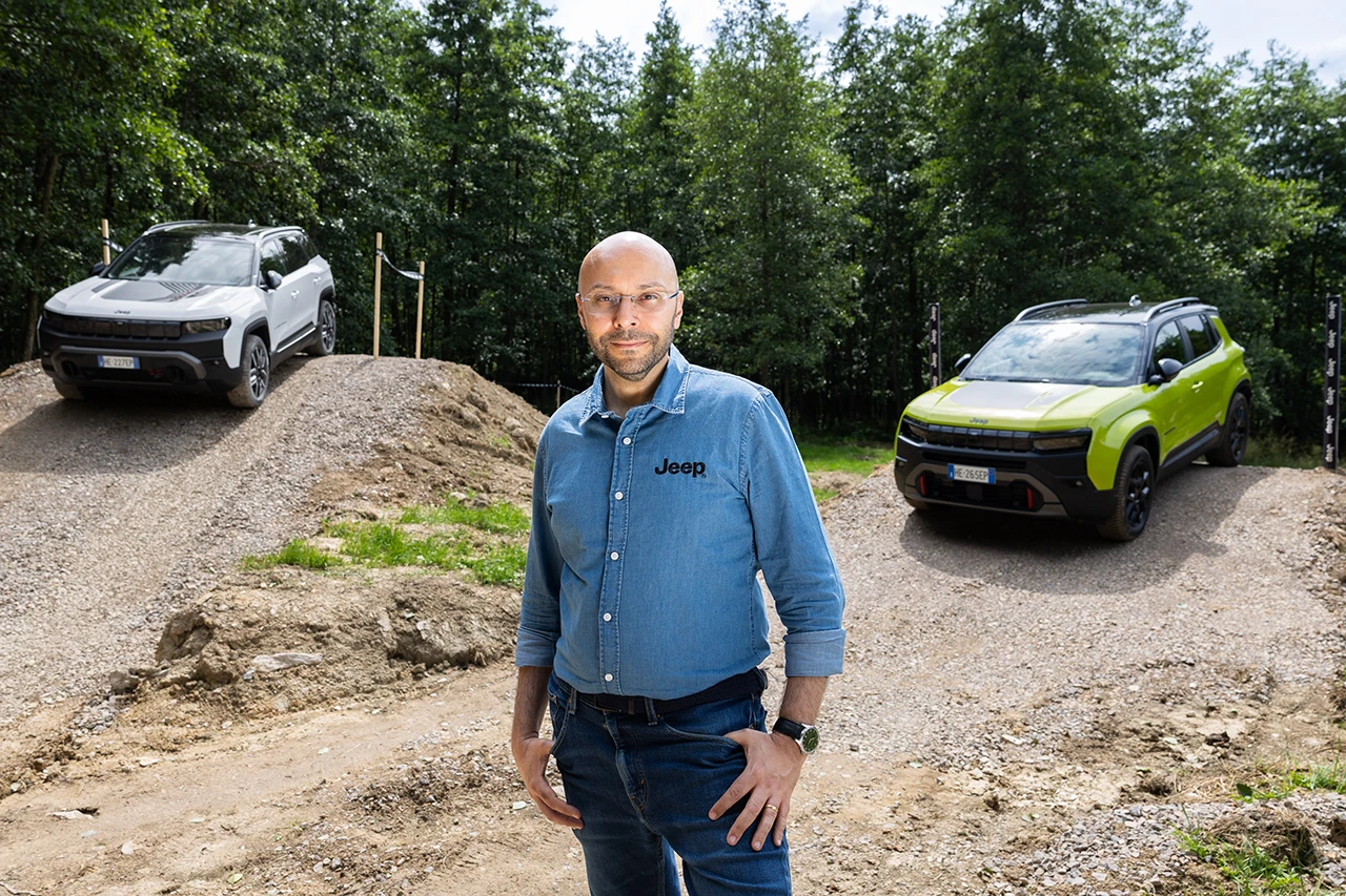 Fabio Catone, Head of Jeep Brand, at the Freedom in Motion Jeep event